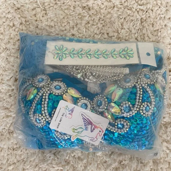 Lumi Shop Rave Full Outfit Ocean Wave Goddess - Picture 2 of 3